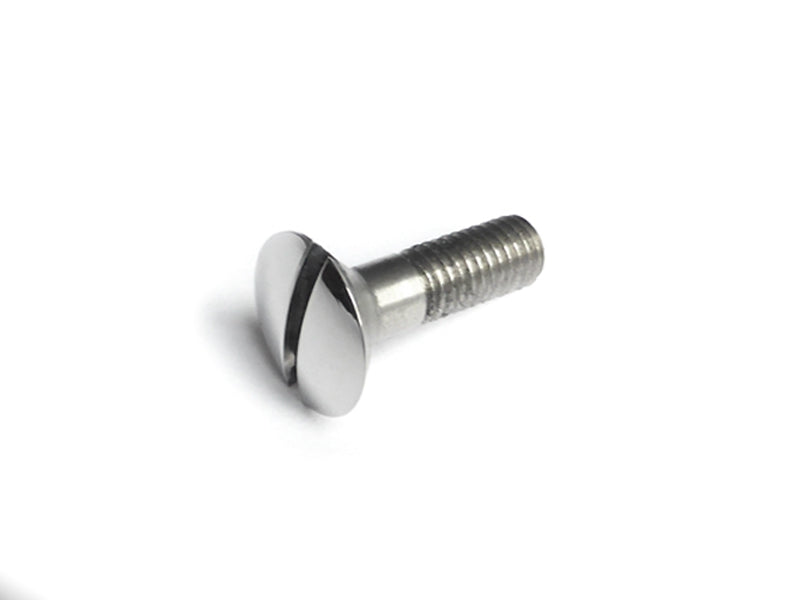 Lens head countersunk screw - polished SSt