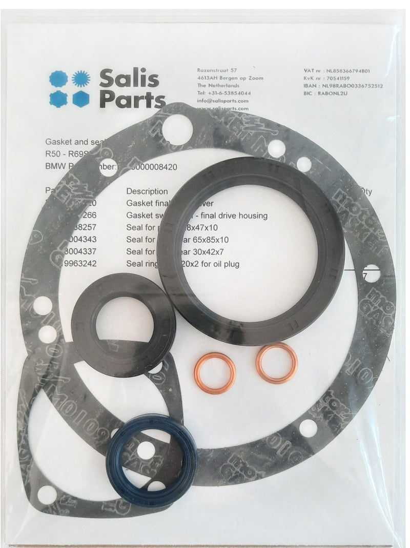 Gasket and seal set for rear drive R50 - R69S ►see details