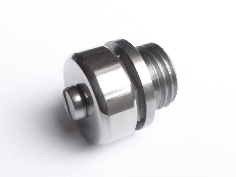 Ventilation dome cpl. for subsequent installation, cap OD 19 mm,  M14 X 1.5 - SSt ►see details