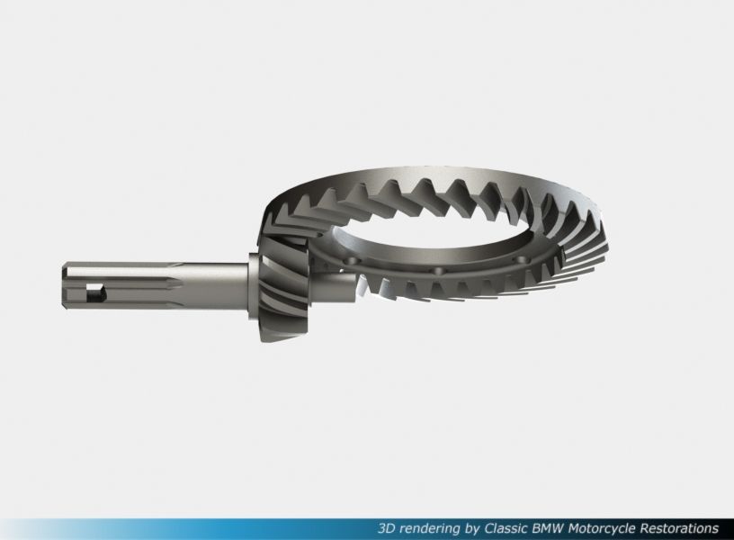 Bevel gear set  35:8 for R67/2 side car (available for pre-order)