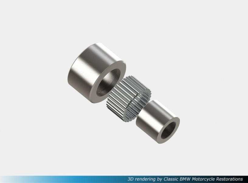 Needle bearing set for pinion +Mark+Swiss