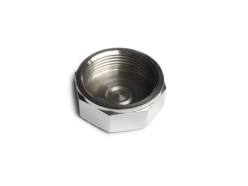 Hex. cap nut for rear suspension R25/2 - polished SSt