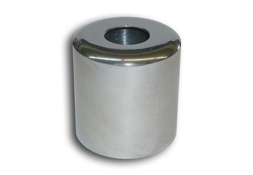 Spring cover, upper, polished aluminum, R25/2