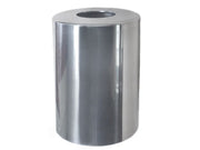 Spring cover Ø 70 mm, upper, polished aluminum R25/3