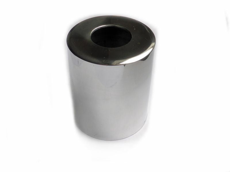 Spring cover, upper, 66 mm Ø -,polished aluminum, original