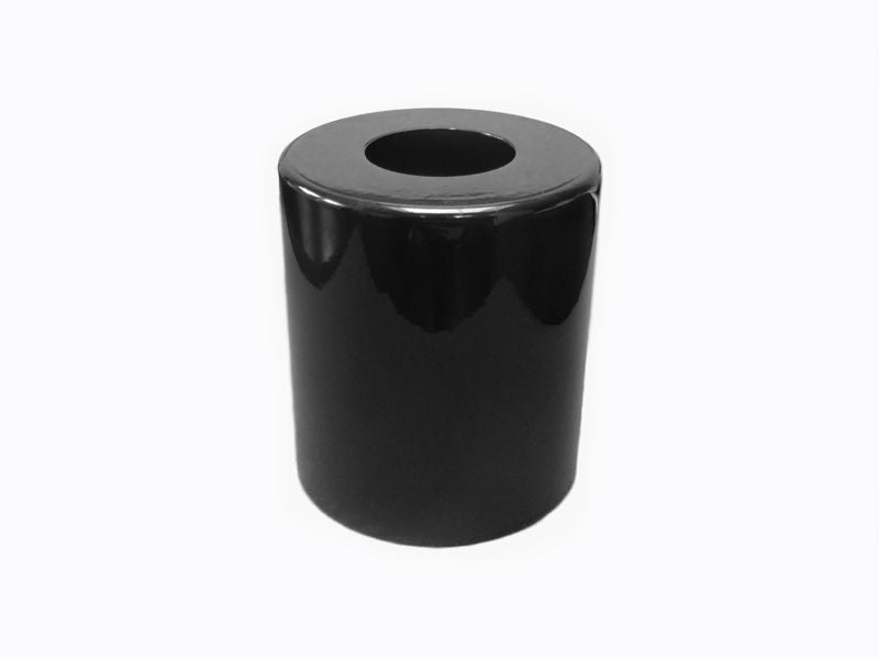 Spring cover, upper, black steel +Mark+Swiss
