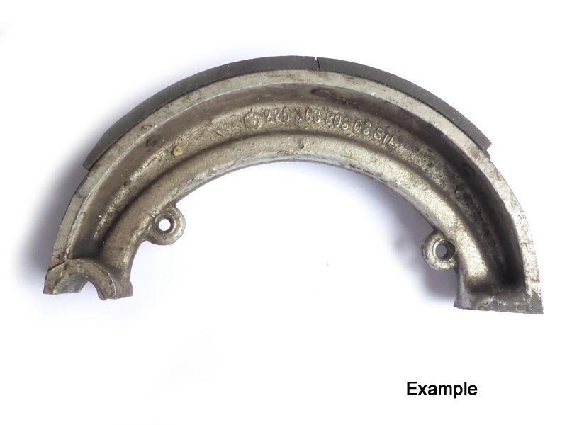 Used part: brake shoe R25/3 - R27 - 35 mm width
