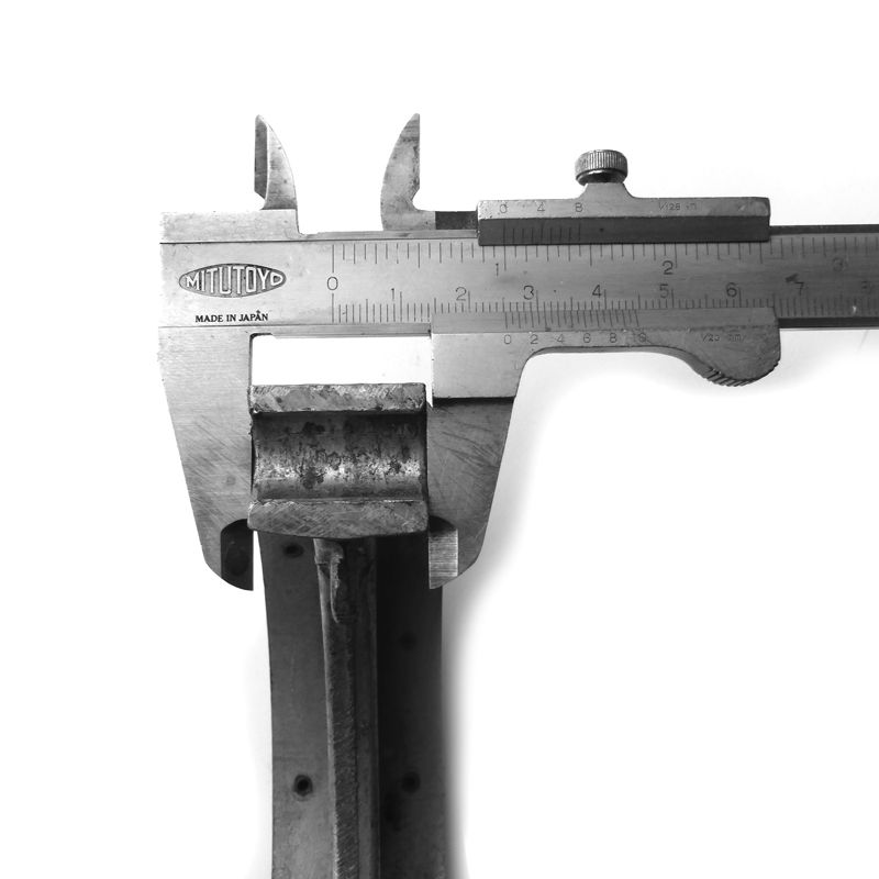Used part: brake shoe R25/3 - R27 - 35 mm width