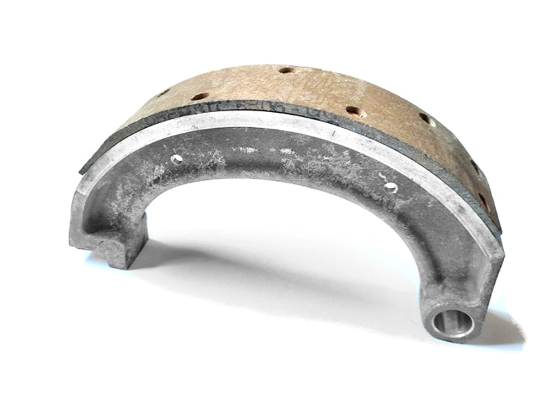 Brake shoe, front, incl. riveted brake lining, after-market