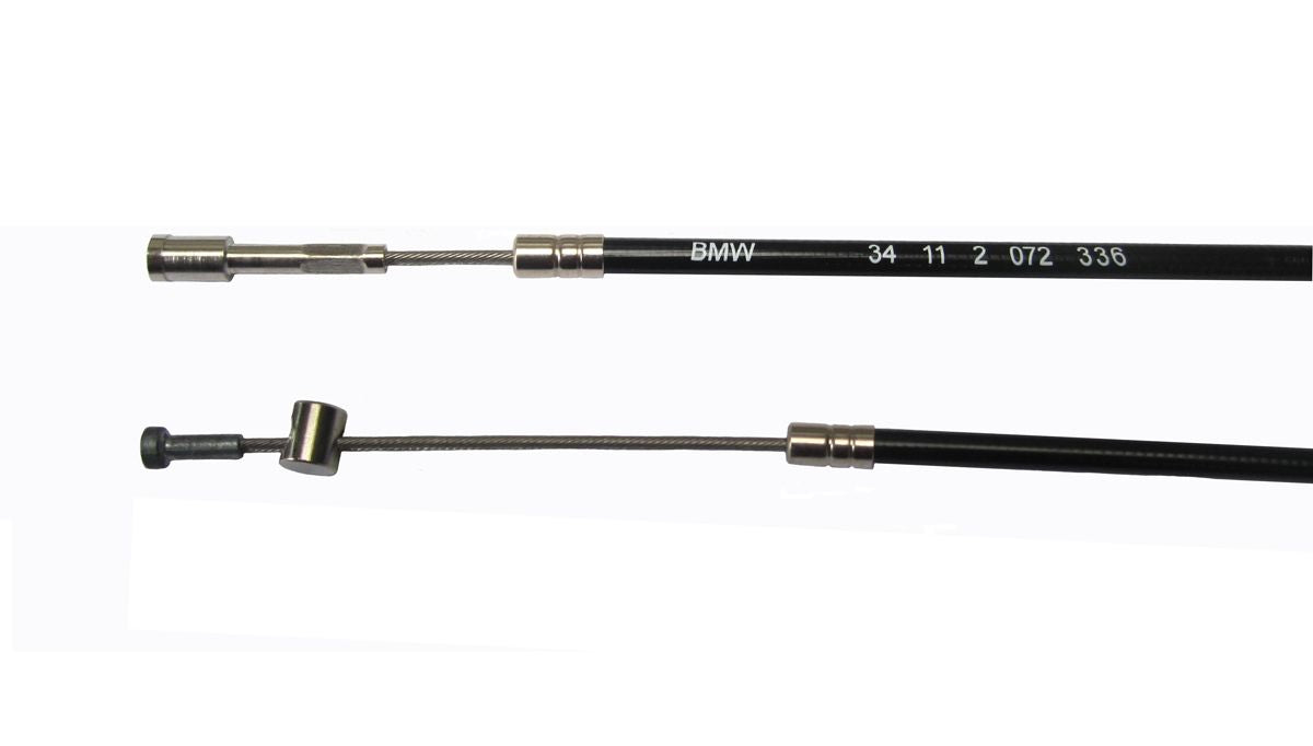 Hand brake cable - simplex, half hub