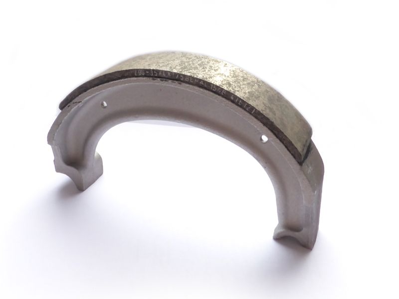 Brake shoe, rear, upper, incl. glued brake lining