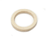 Felt ring in left side wheel hub