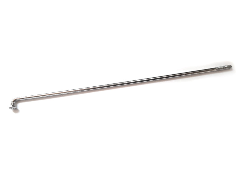 Spoke M4 x 212 - 90°, half hub - chrome (not butted)