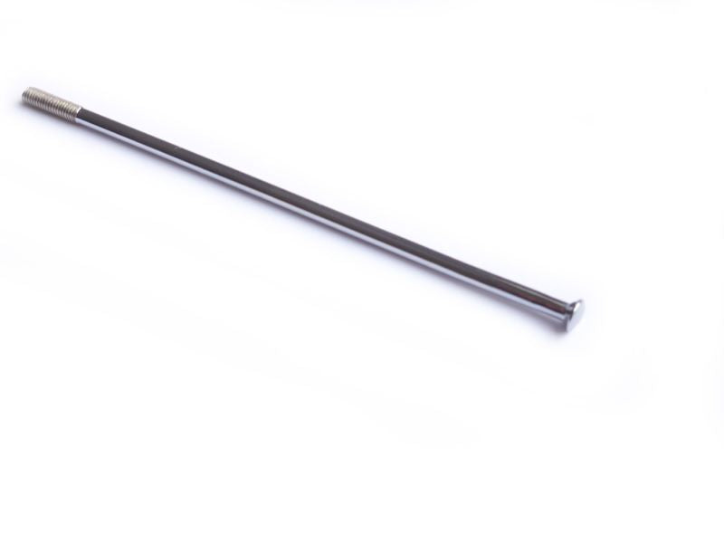 Spoke M4 x 126 - straight - for full hub - chrome