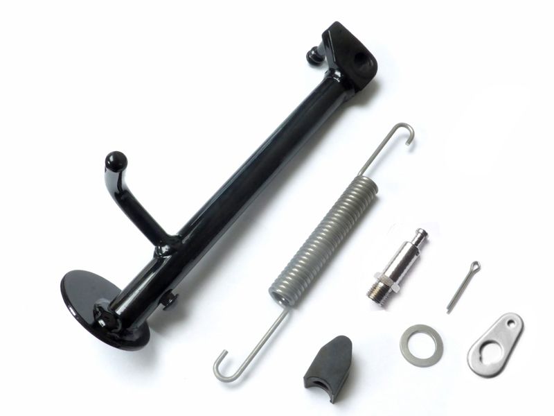 Side stand, self-folding, complete, for M14 x 1.5 pivot hole ≥ 1957
