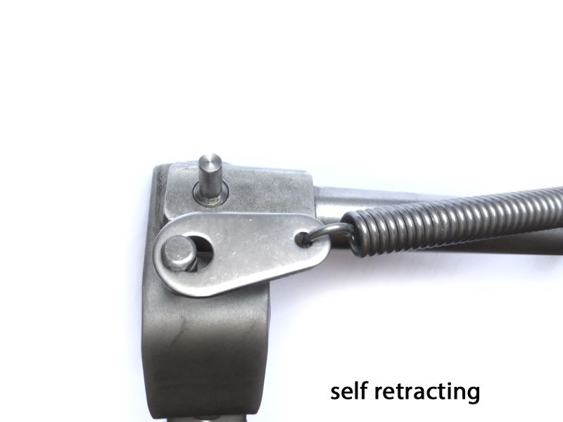 Sidestand, self-retracting, R26 - SSt ►see details