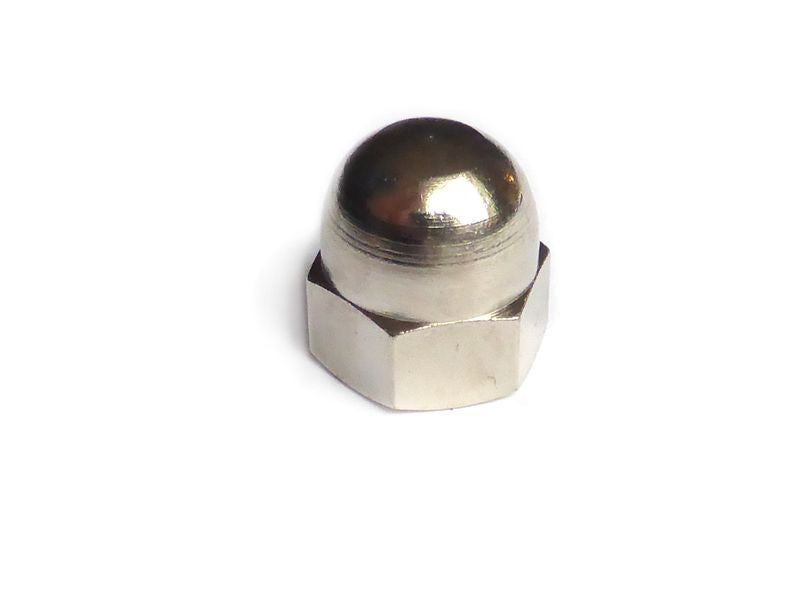 Cap nut M8 SW13 - nickel-plated brass
