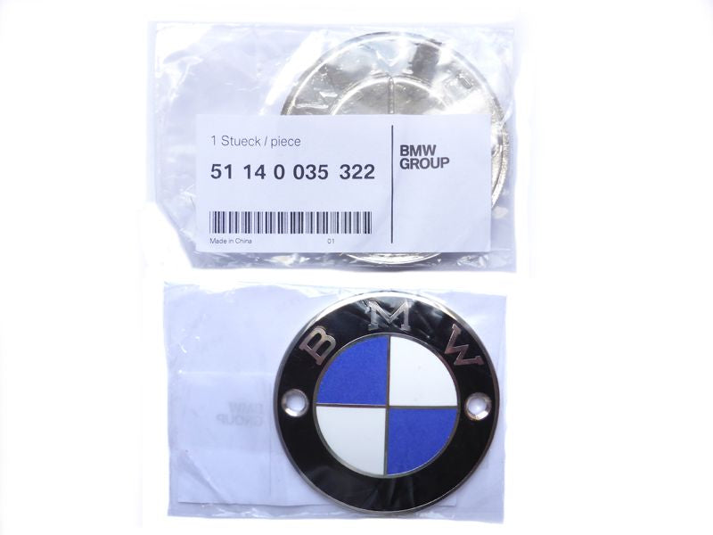Tank badge, enamel/nickel, domed - R25/3, R26, R27, R50 - R69S original BMW ►see details