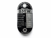 Vehicle identification plate BMW R68