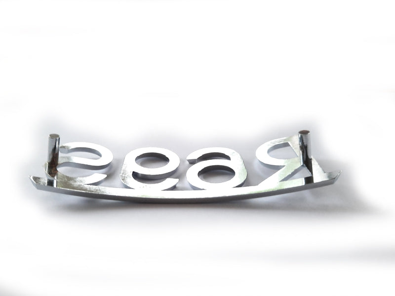 Emblem R69S, on rear fender - chrome