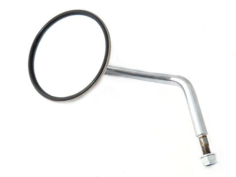 Rearview mirror, LH side, chrome, M8 x 1.25 RH, for high model handlebar