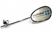 Rearview mirror, RH side, oval shape, with clamp for 22 mm steering bar