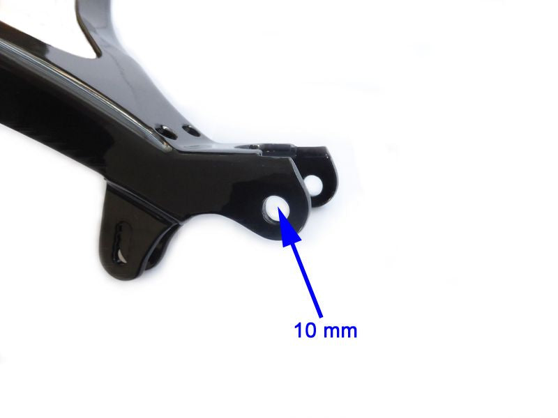 Saddle Pagusa complete - 10 mm - incl. chrome spring, R51/3 - R68 full hub