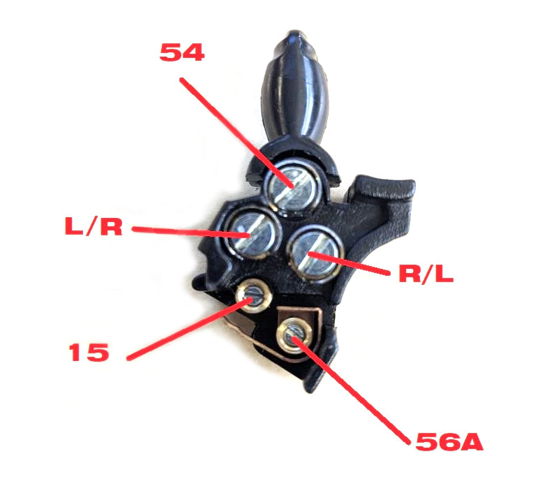 Turn signal switch with headlight flasher, right side, after-market ►see details