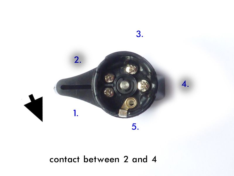 Turn signal switch with horn contact, long wing, after-market ►see details
