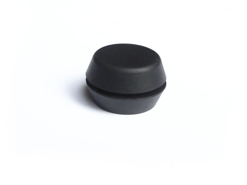 Rubber stop for headlamp