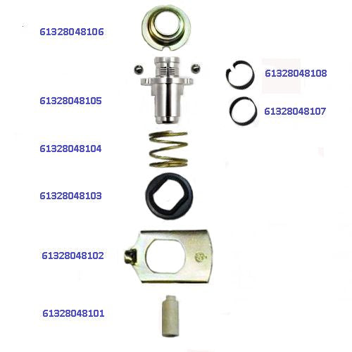 Spring washer inner, ignition switch