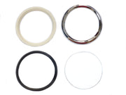 Chrome ring, glass, seal and white ring for speedometer - after market ►see details
