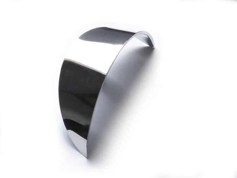 Headlamp shield - polished SSt