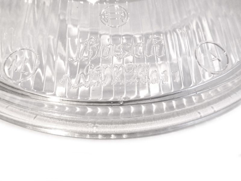 Lamp lens, with 'Bosch' script