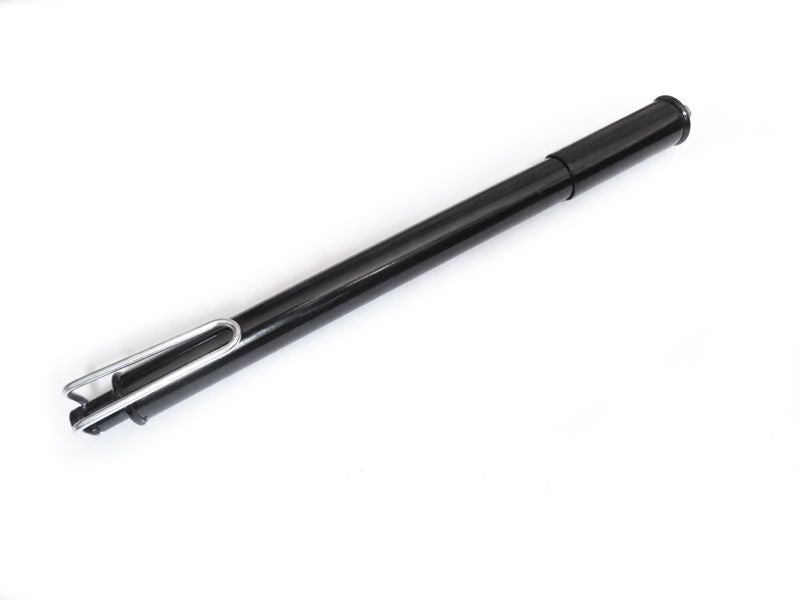 Air pump, black, with tube and support bracket, 350 mm