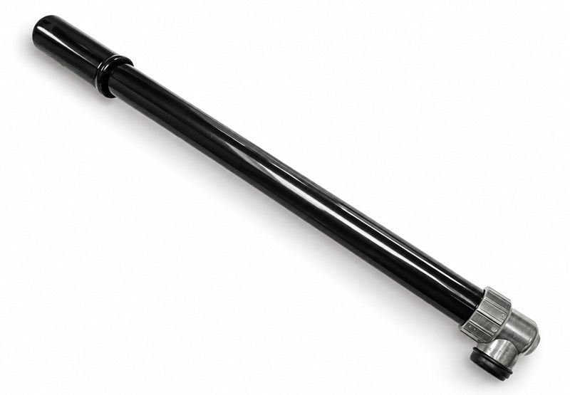 Air pump, black, 350 mm - metal (rubber cap is included)