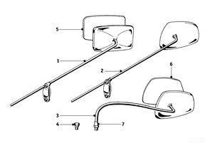 Rearview mirror R26 – R27