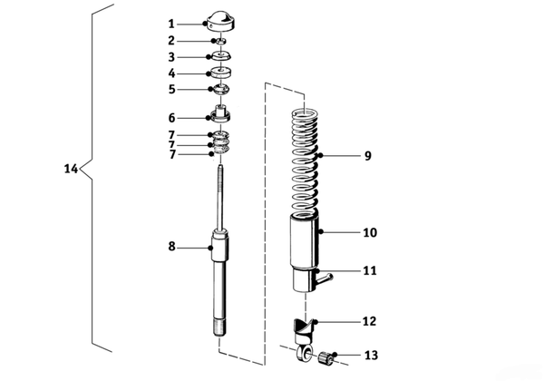 Shock absorber R26 – R27
