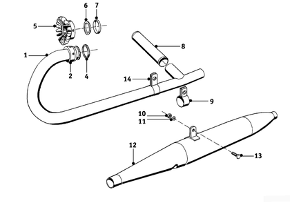 Exhaust system R50 – R69S