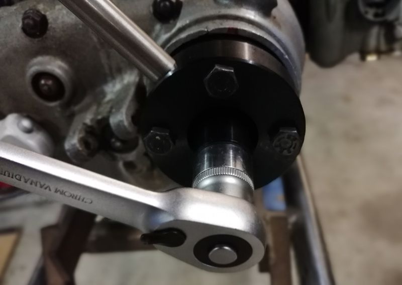 Puller for drive flange - transmission, Matra 501 ►see details