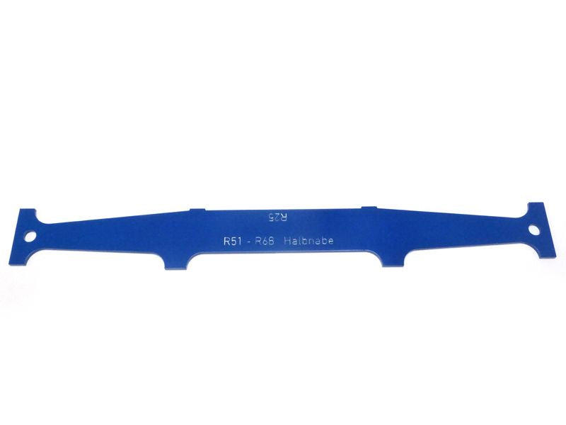 Spoke fitting gauge (R25, R51 - R68 half hub)