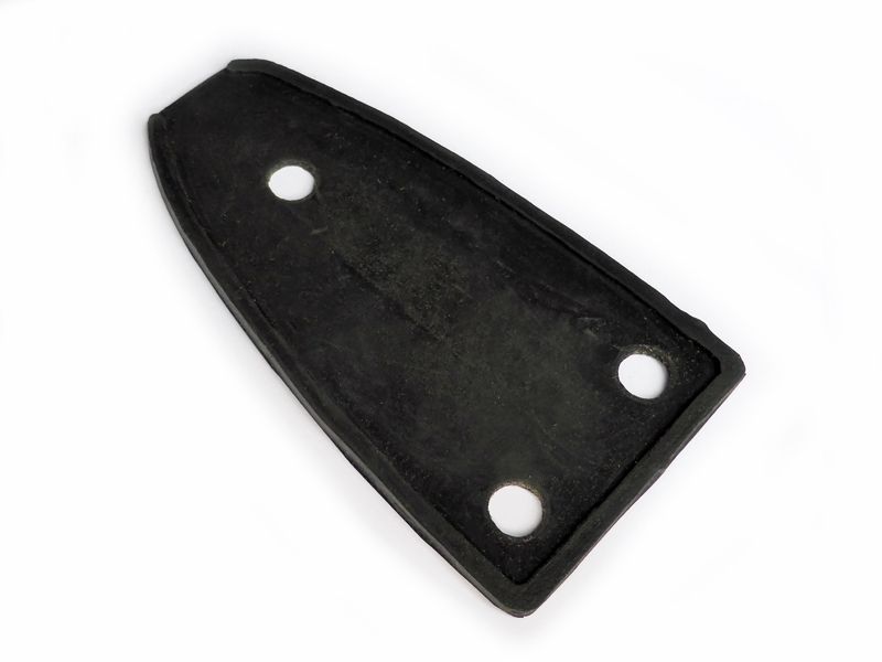 Rubber pad for fender bracket